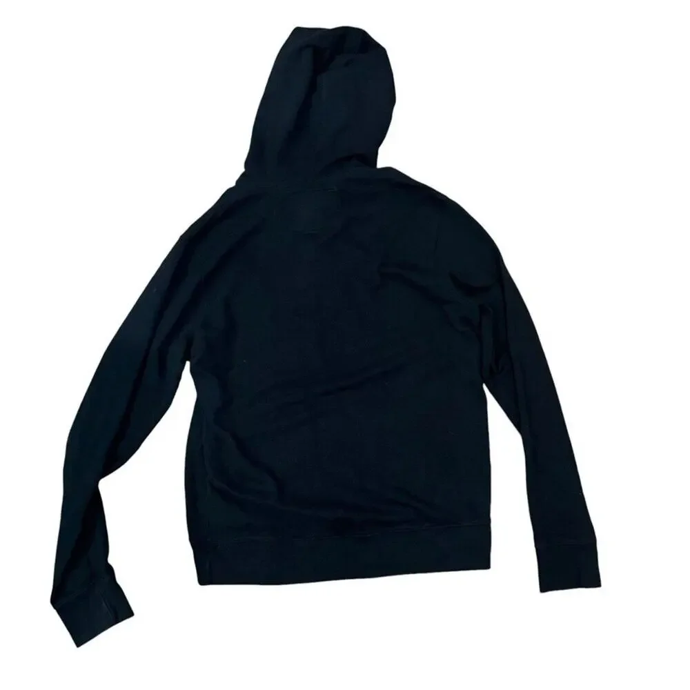 Vintage Y2K True Religion Flaming Dollar Sign Black Hoodie Mens Size Medium